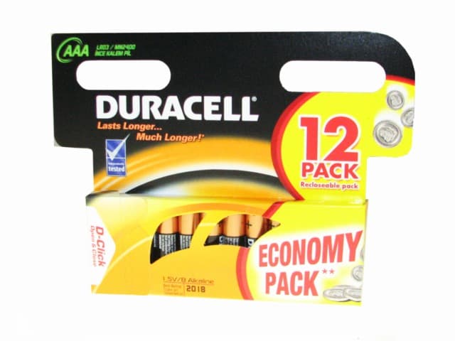 Батарейки Duracell LR-03 блистер 12шт (12)