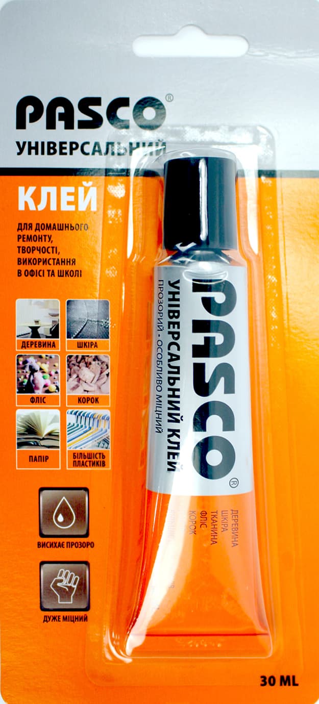 Клей "Pasco" універсальний №А-001-2 30мл(12)(144)