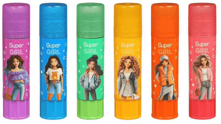 Клей-карандаш "Zibi" №ZB.6307 8гр Super Girl PVP(24)