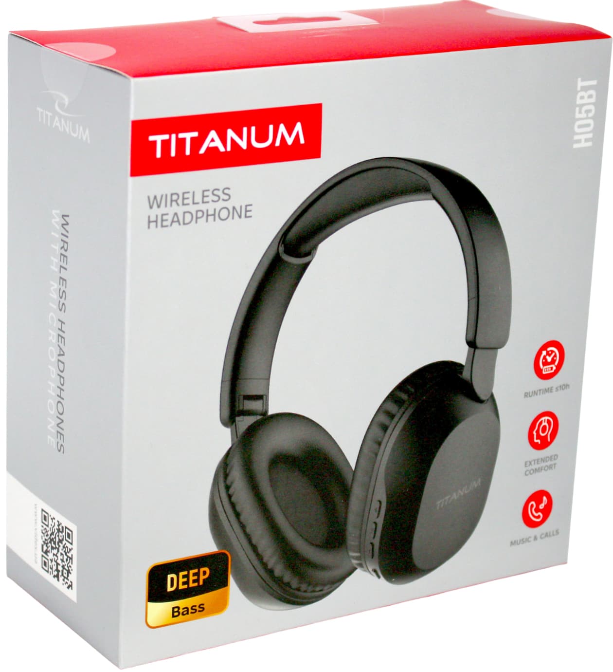 Навушники Titanum H05BT Black №8068