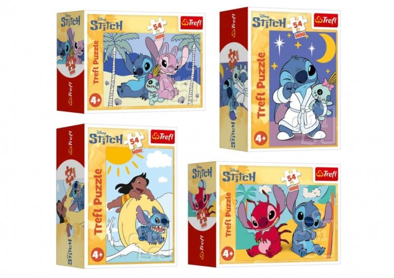 Пазлы Trefl 54эл. Mini Стич и его мир/ Disney Lilo&Stitch_FSC Mix 70% №54220/19811/19814