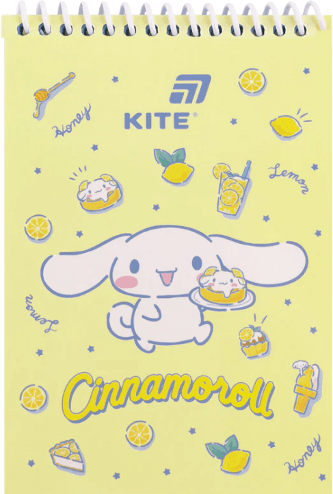 Блокнот пруж. А6 48арк. б/лін. Cinnamoroll №CR26-196/Kite/(20)
