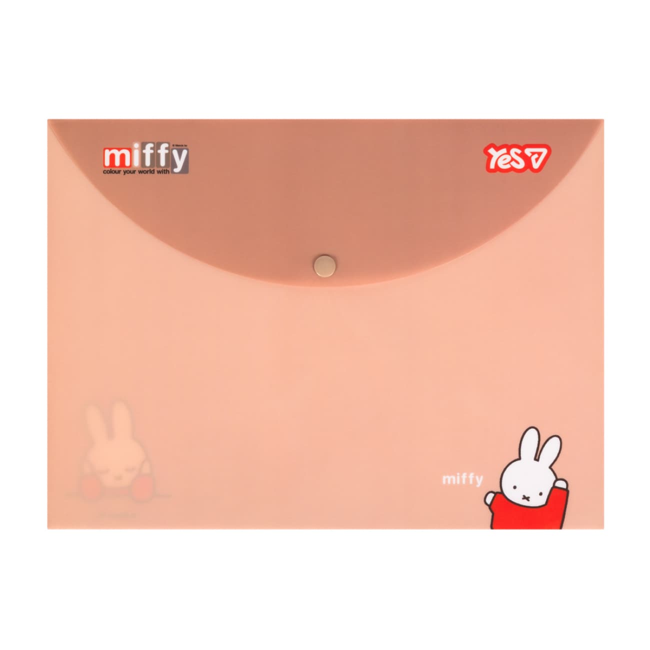 Папка-конверт "Yes" №492450 А4 "Miffy" на кнопці(12)(60)(120)