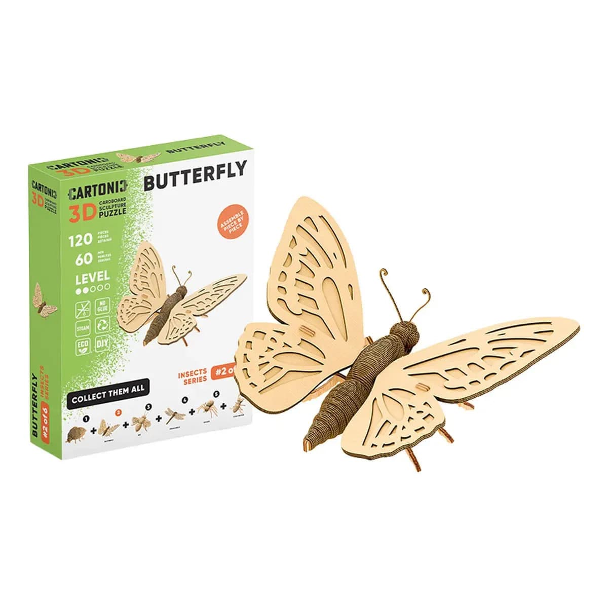 Пазли 3D "Cartonic" Collectible Butterfly