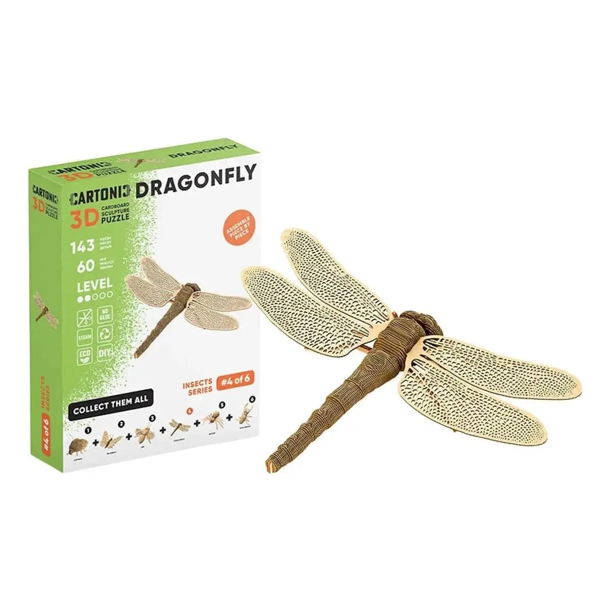 Пазли 3D "Cartonic" Collectible Dragonfly