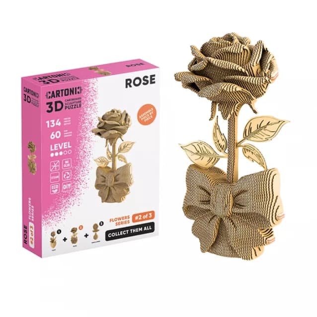 Пазли 3D "Cartonic" Collectible Rose