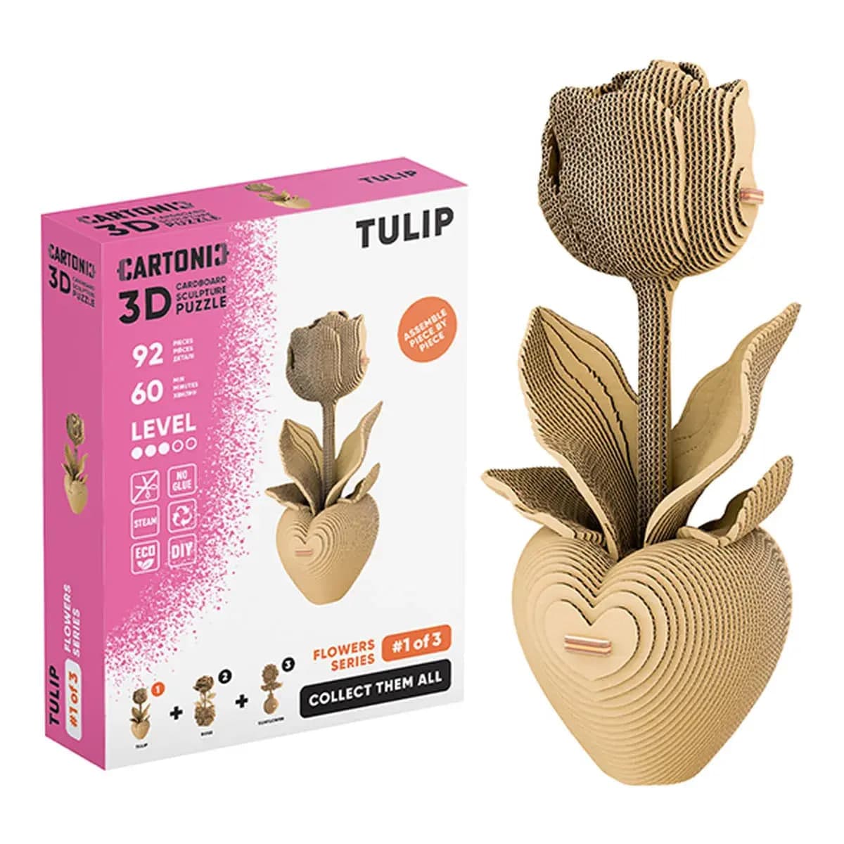 Пазли 3D "Cartonic" Collectible Tulip