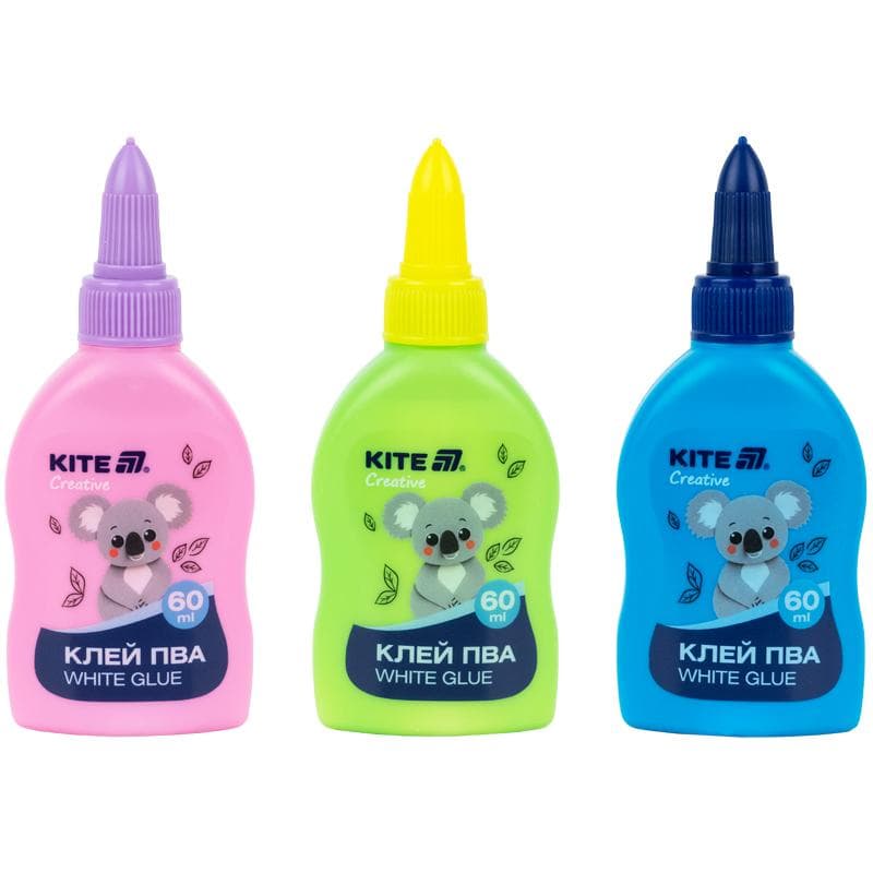 Клей ПВА "Kite" №K-1134 60мл ковпачок-дозатор