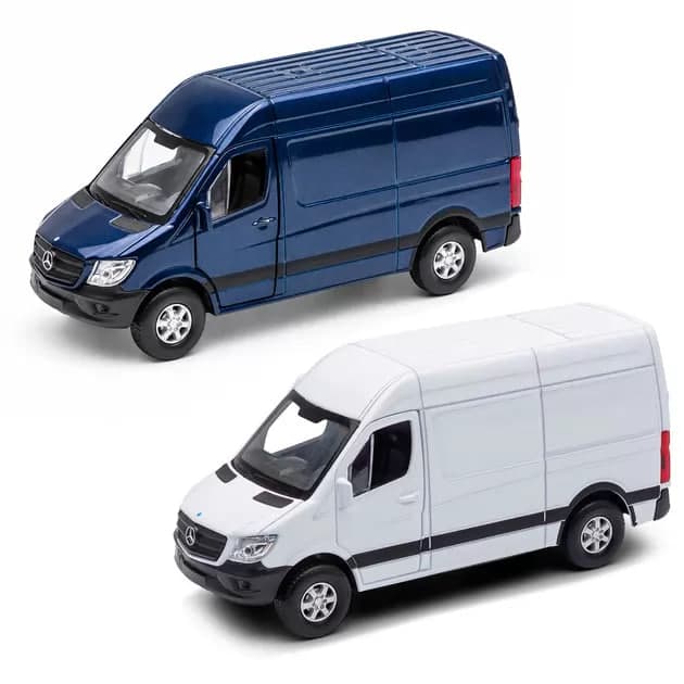 Автомодель "Technodrive" Mercedes-Benz Sprinter Panel Van (білий, синій)№26022W/КіддіСвіт/