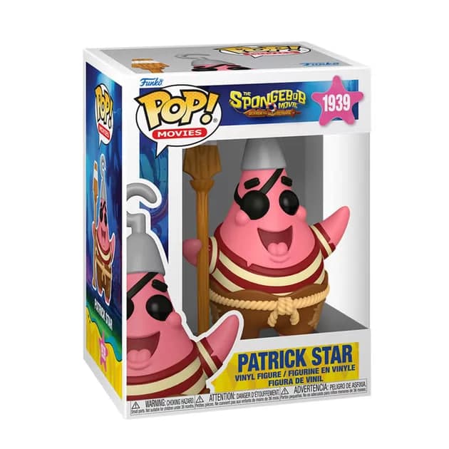 Фігурка FUNKO POP! cерії "Губка Боб" - ПІРАТ Патрік №83591/Кідді Світ/(6)