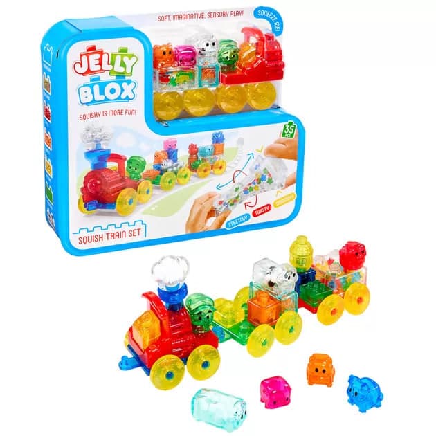Конструктор сенсорний Jelly Blox - Поїзд №937685/КіддіСвіт/