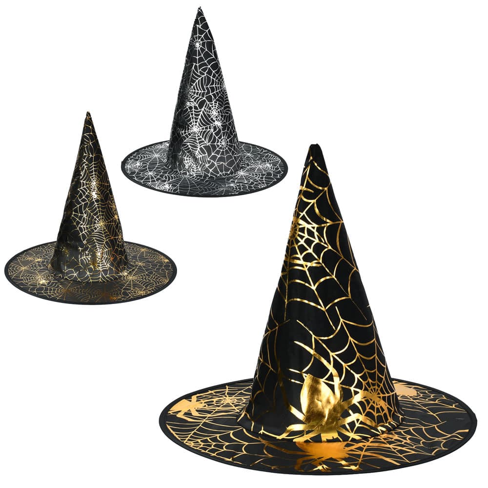 Аксес. для свята :капелюх 38х38см (складний),сітка  Хелловін/Halloween №MK 5761(48)