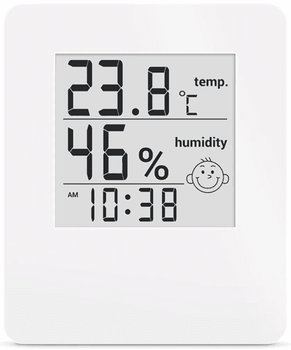 Термо-гігрометр цифровий з годинником Т-17(-20+70С 20%-95%) №4231