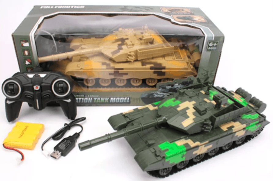 Танк RK 34см,звук,світло,рухома кабіна,USB заряд,в кор-ці,36х15х16см №5766(8)