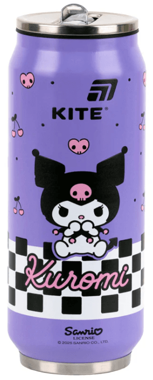 Термос з трубочкою метал. 0,53л "Kite" Hello Kitty №HK25-1266
