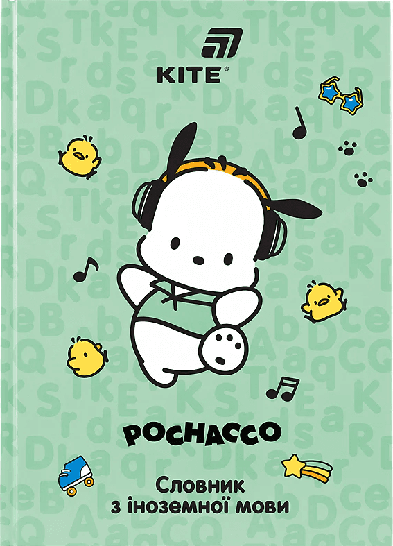 Тетрадь "Словарь по иностранному языку" А5 60л. тв. обл. Pochacco  №PC26-407/Kite/(20)