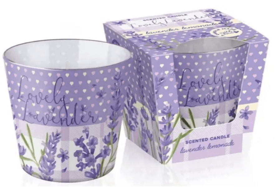 Свічка з ароматом "Bartek candles" 115г/30год. Minty Lavander(12)