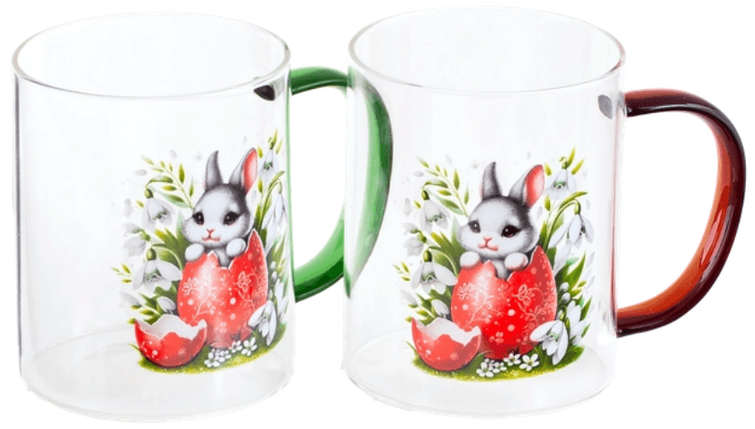 Набор чашек керам. (2шт) 430мл "Viva Easter Rabbit" №BCR80100H