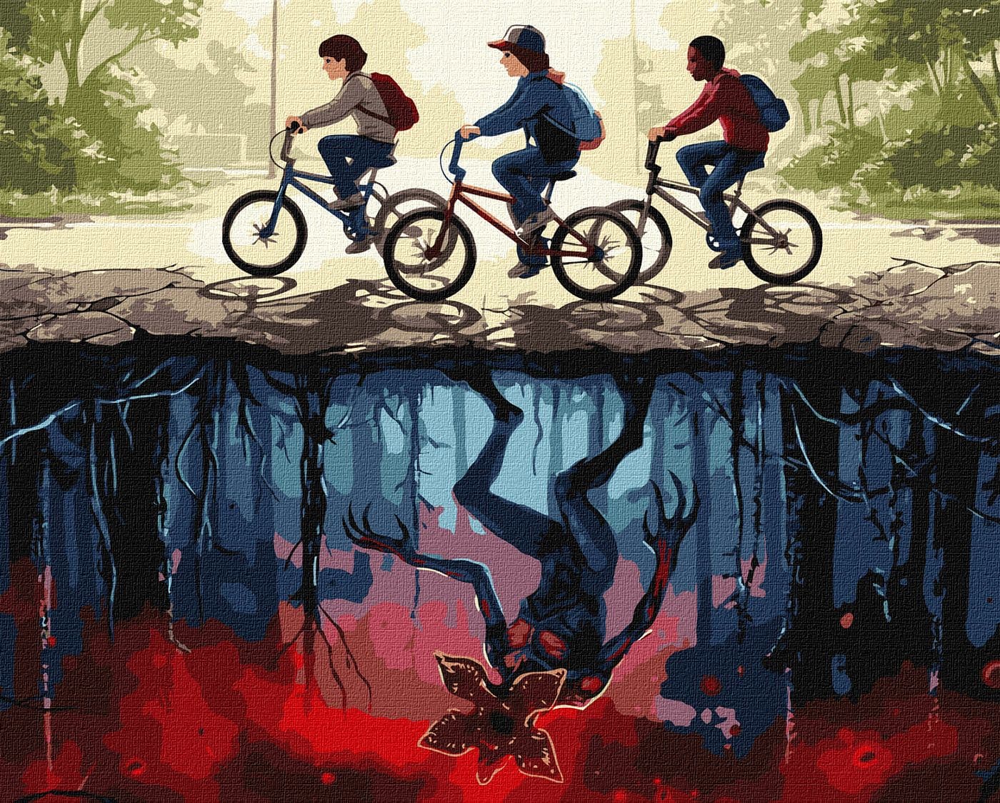 Картини по номерах акрил. "Межа реальностей" 40х50см №KHO5229/Ідейка/