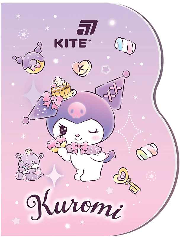 Блокнот А6 60арк. вирубка Kuromi №HK26-223-2/Kite/(50)