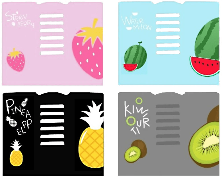 Підставка для книг "Fruits" №555-387-B метал.20,8х18,8см mix