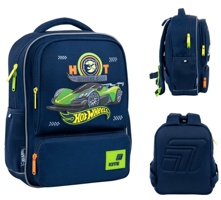 Рюкзак "Kite" Kids Hot Wheels 1від.,3карм. №HW26-559XS