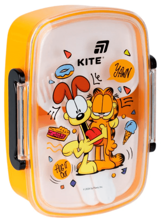 Ланч бокс пласт. "Kite" 750мл Garfield з наповненням №GF26-181