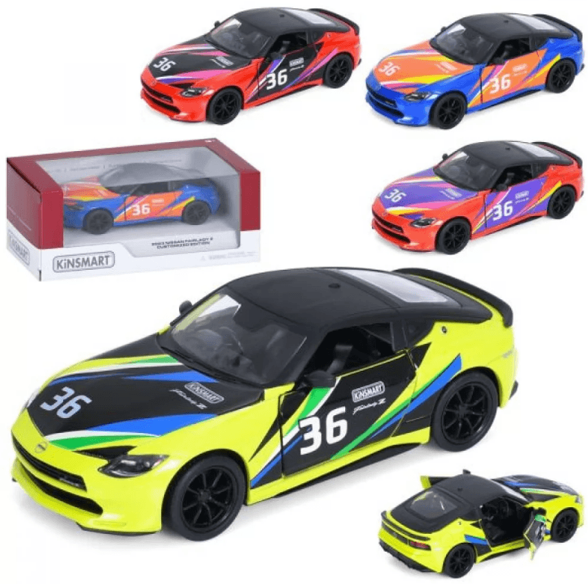 Машина инер-я метал. "Kinsmart" (1:36) 12,5см,открыв. двери,рез. колёса №KT5443WF(24)