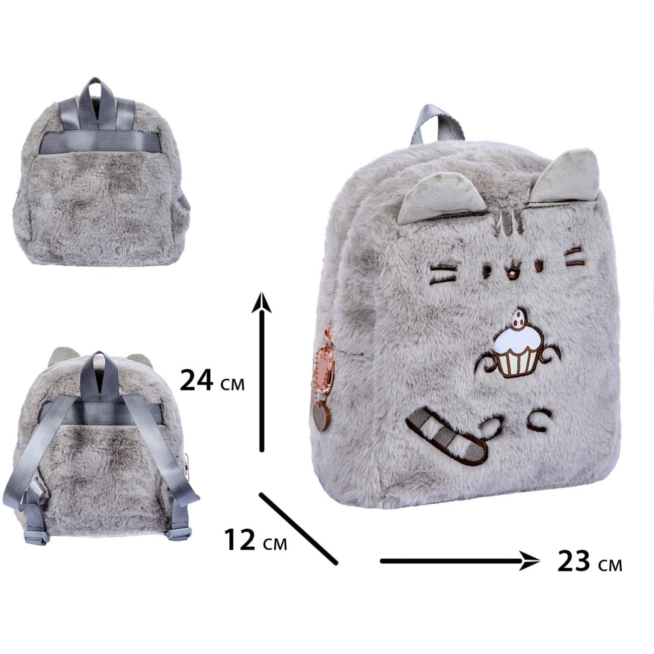 Рюкзак дошкільн. "Yes" K-46XXS Pusheen Toy 1від.,1карм. №550593