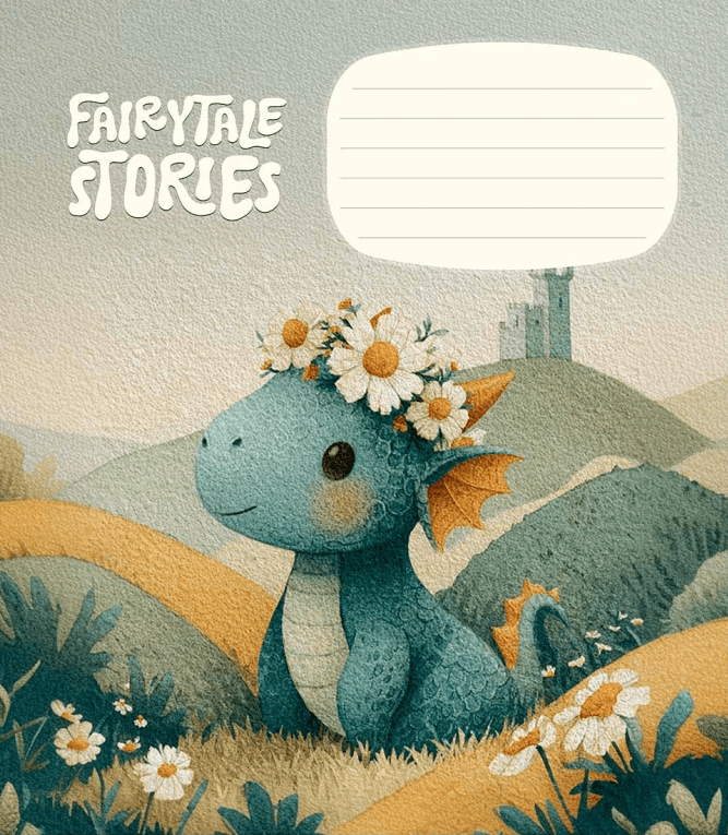 Тетрадь 12л. клет. Школярик "Fairytale Stories" ВД-лак №012-3755K(30)(300)