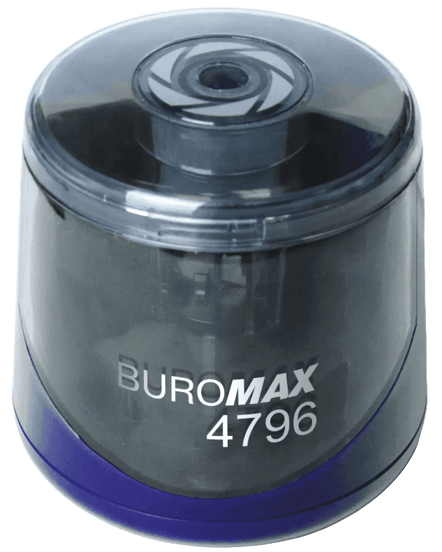 Точилка автомат. "Buromax" №4796 синя(12)