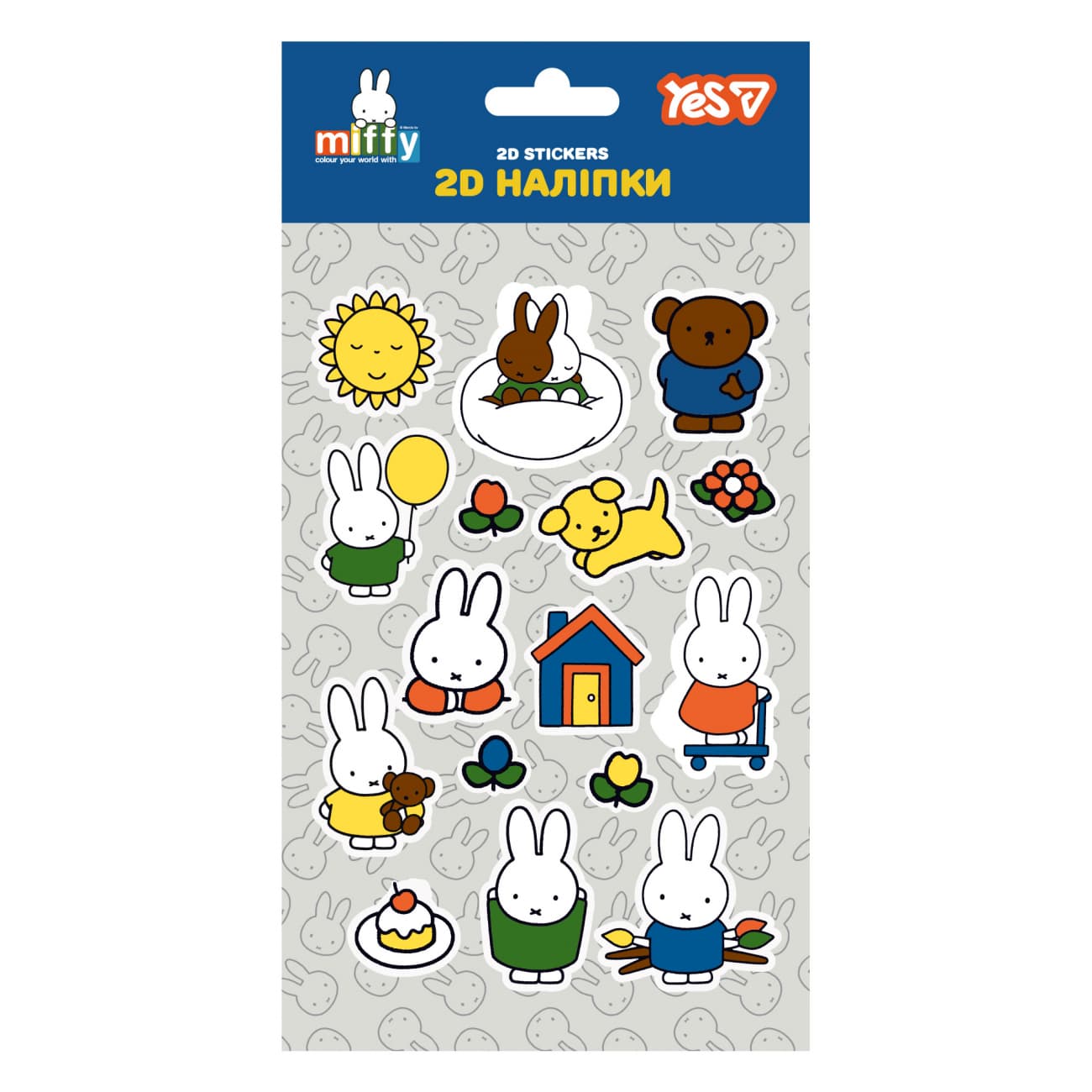Наліпки 2D Yes "Miffy" №708538(100)