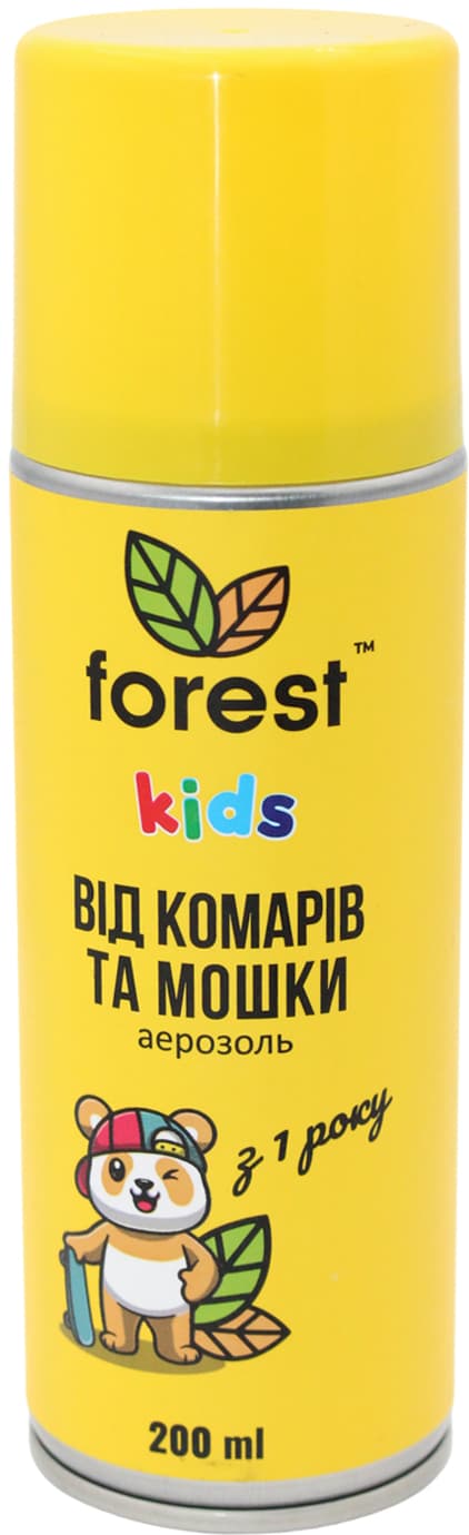 Аерозоль "Forest Kids" від усіх літ. та повз комах 200мл №2841