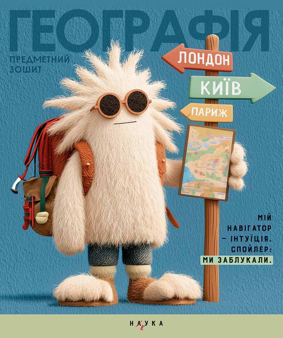 Зошит 48арк. кліт. Школярик Предметка-Географія №048-3715K