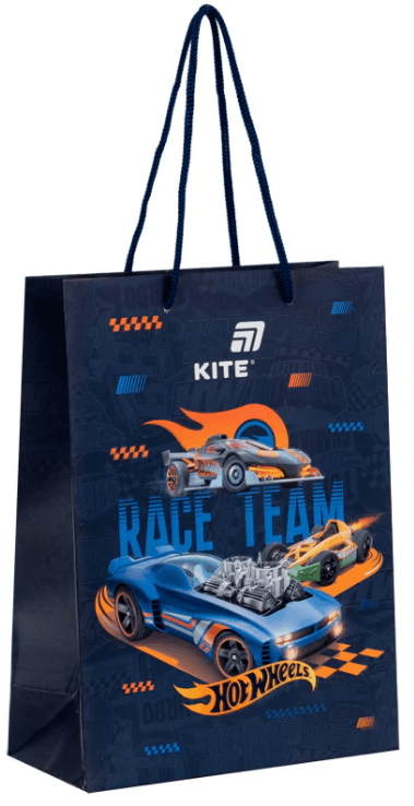 Пакет подарунковий папер. "Kite" Hot Wheels №HW26-265 18х24см(5)