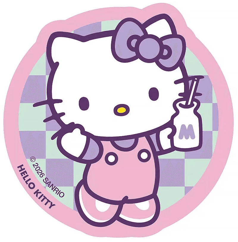 Бейдж "Kite" №HK26-3011-1 Hello Kitty на липучці