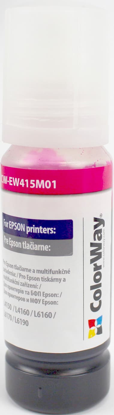 Чернила ColorWay Epson L-4150/4160/6160/6170 70мл magenta