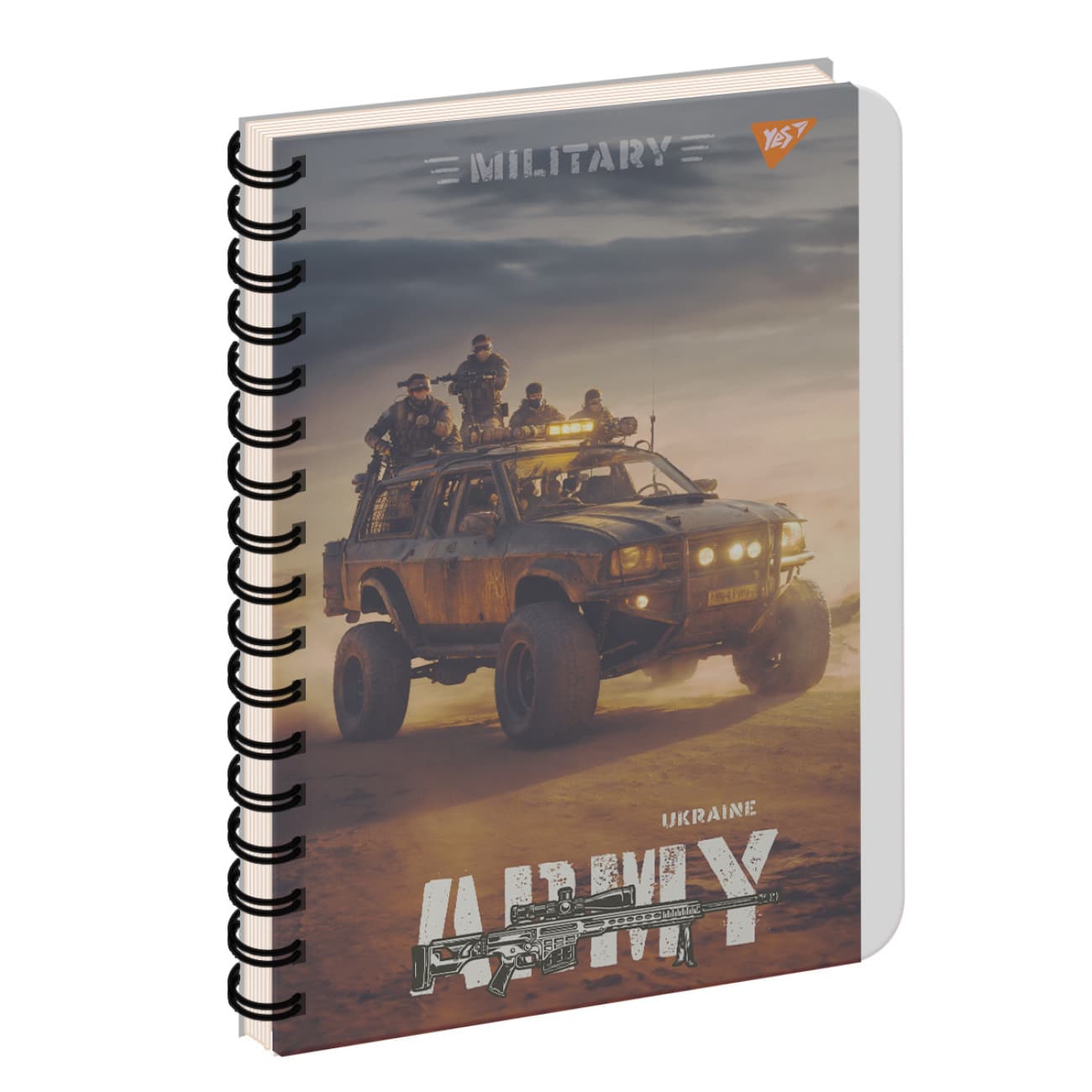 Зошит пруж. А4 144арк. пласт. обкл. "Army Ukraine" №681944/Yes/(3)(33)