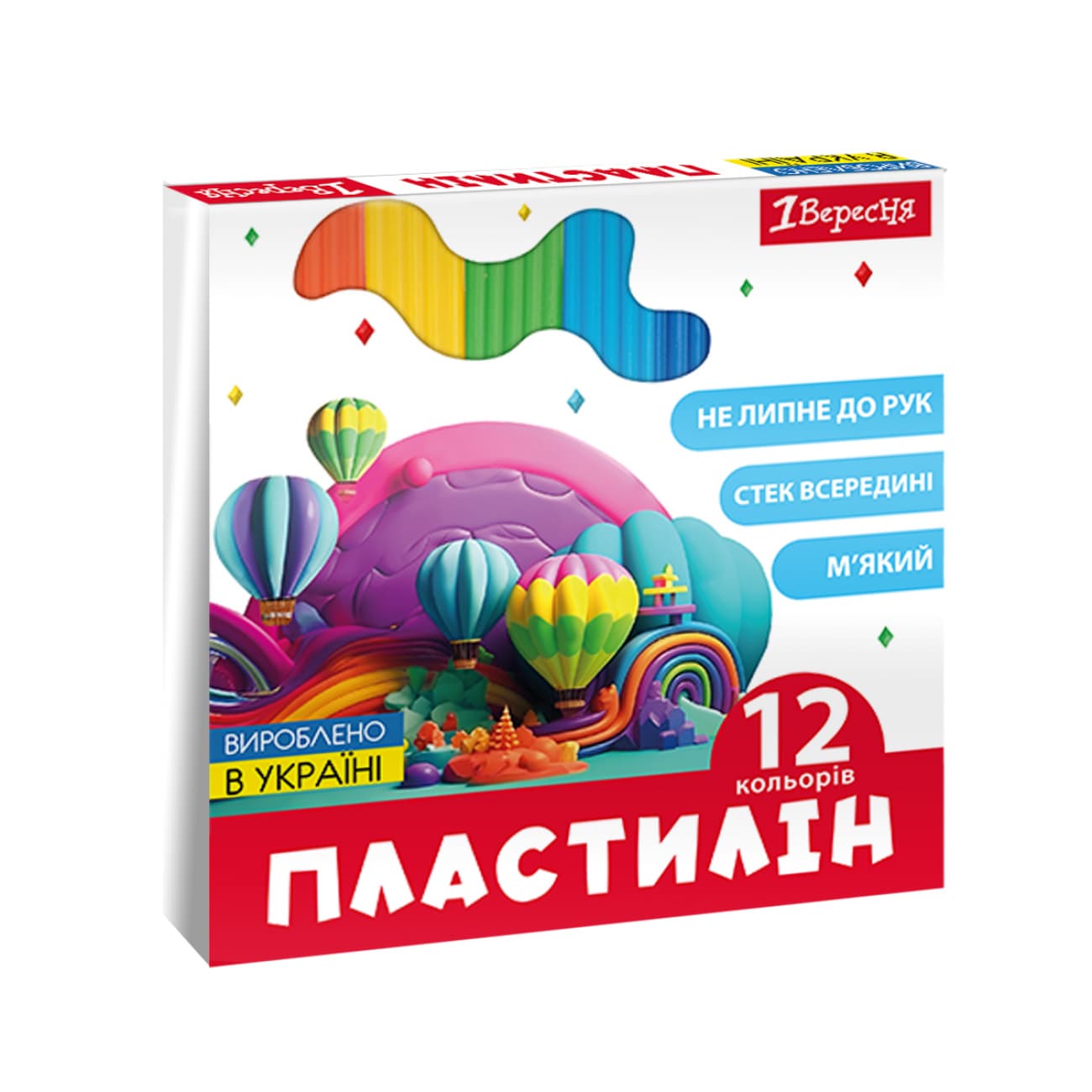 Пластилин "1В" Classic 12 цветн. 240гр №540671(20)