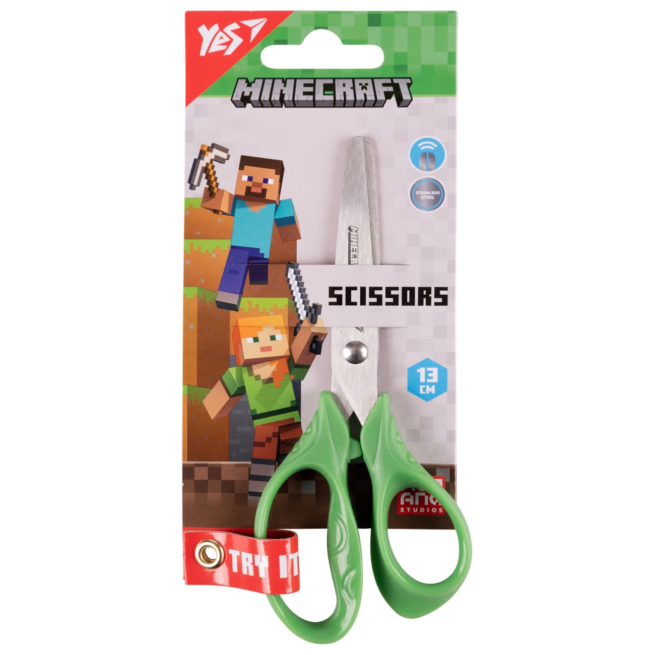Ножницы дет. "Yes" №480444 Minecraft 13см(12)(360)