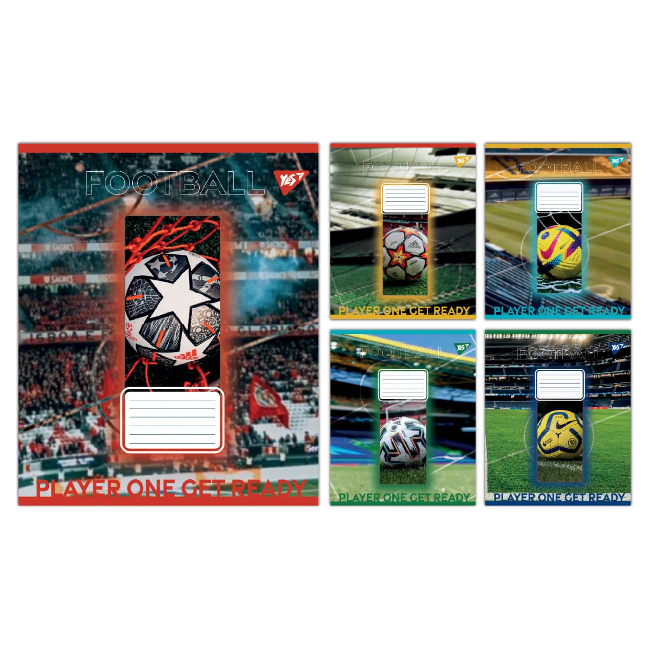 Зошит 60арк. кліт. YES Football stadium №767752(10)(160)
