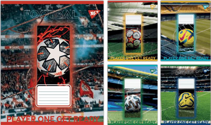 Зошит 60арк. лін. YES Football stadium №767753(10)(160)