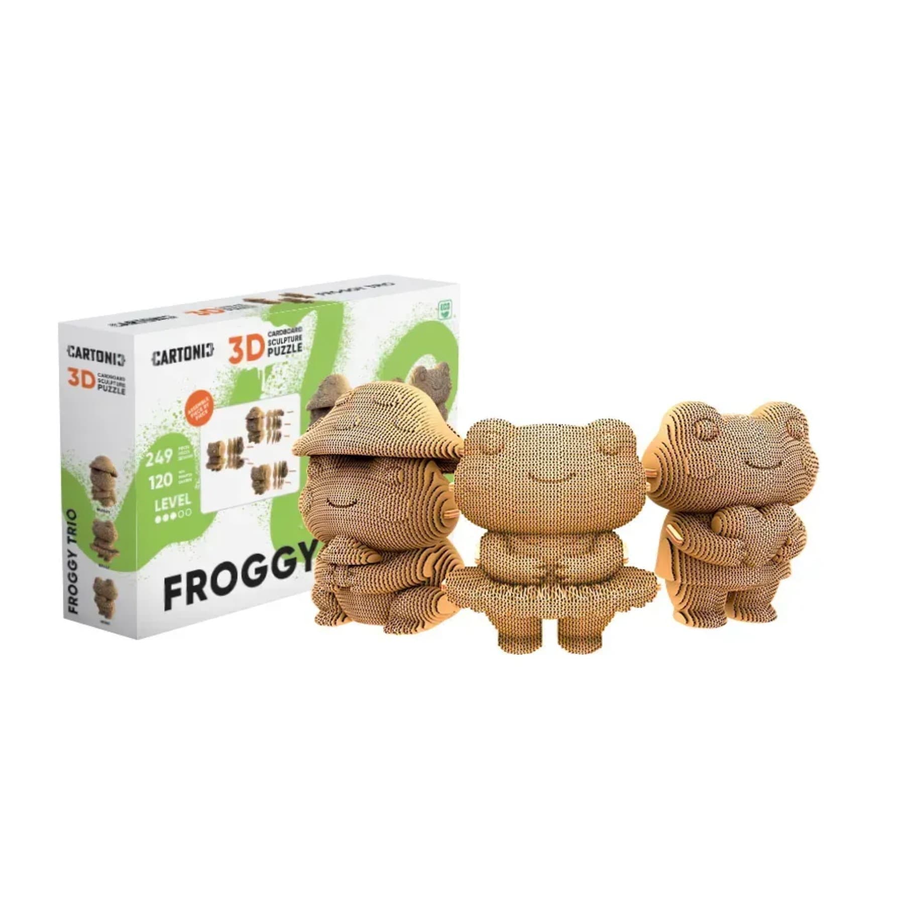 Пазлы 3D "Cartonic" Froggy Trio