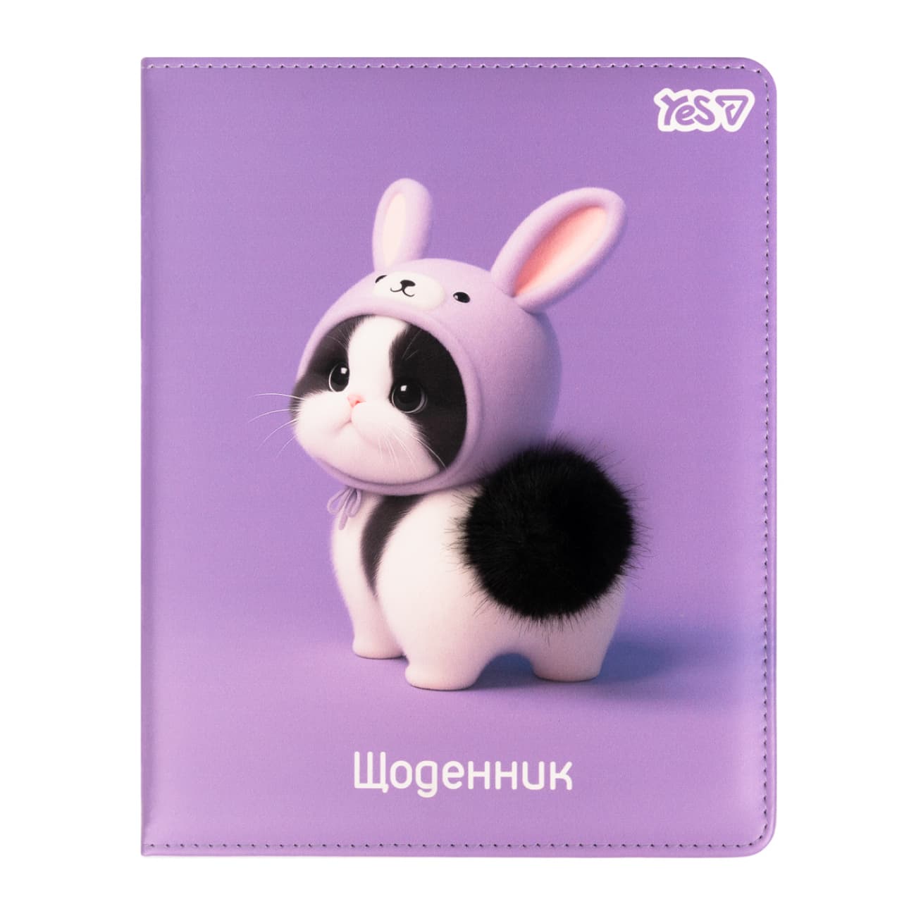 Дневник шк. А5 тв. обл. "Cute Cat PU" 40л. №911690/Yes/(20)