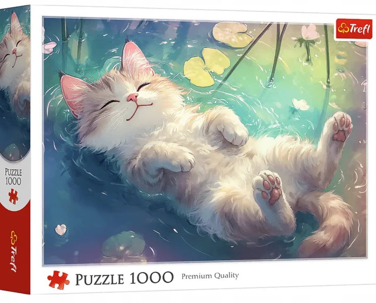 Пазлы Trefl 1000эл. Релакс котика №10983