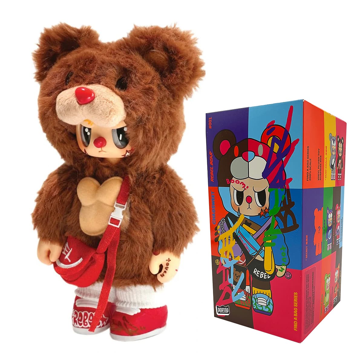 Колекційна фігурка "POP TOP Rebel Bear серії "Find A Bag" - КУЛ БОЙ дисп.,асорт/КіддіСвіт/