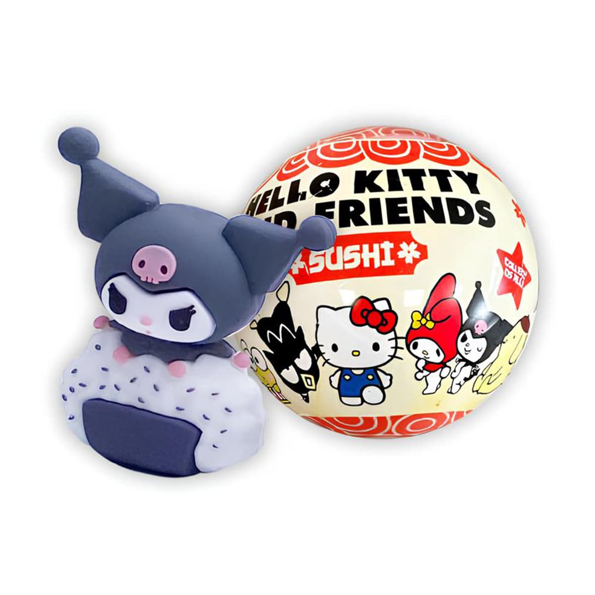 Фігурка-сюрприз Cool Things –серії "Hello Kitty" - СУШІ-ПАТІ у кулі №HK027/Кідді Світ/