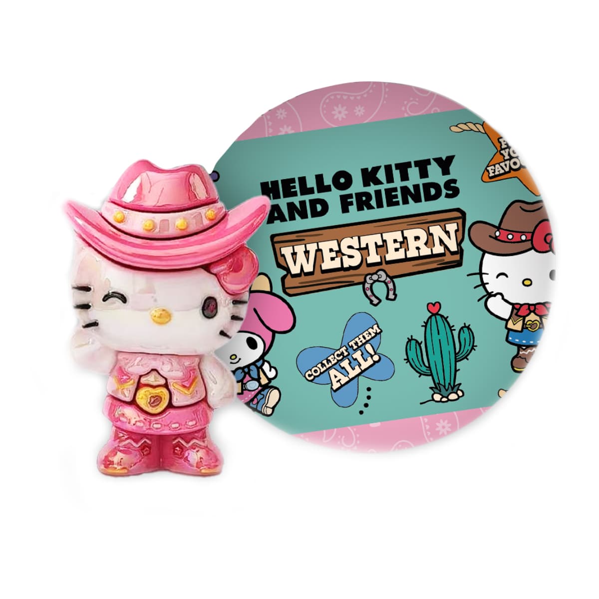 Фігурка-сюрприз Cool Things –серії "Hello Kitty" - ЗІРКИ ВЕСТЕРНУ №HK057/Кідді Світ/