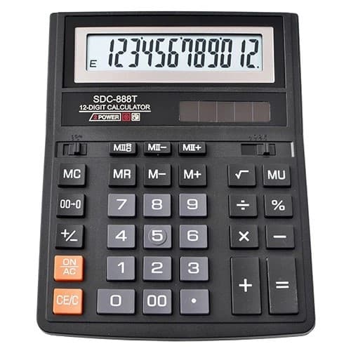 Калькулятор Desk-Top 1G10 12-разрядный 888T