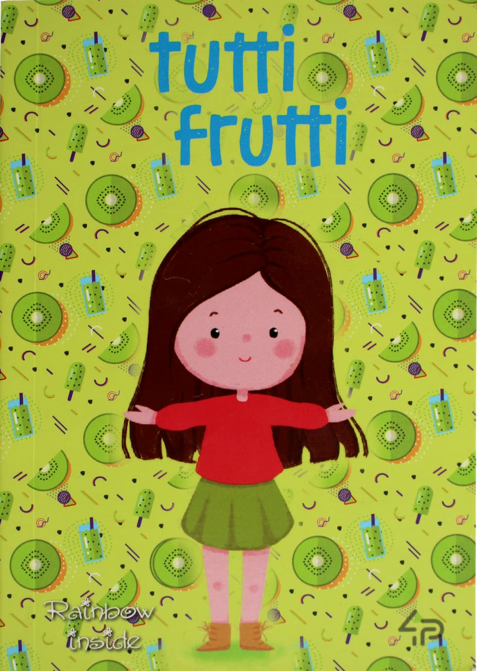 Блокнот A6 48 аркушів без лінії Profiplan Tutti Frutti kiwi 901302